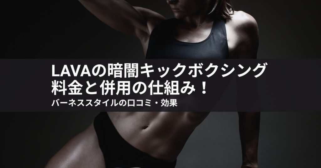 結論】暗闇キックボクシング「BurnesStyle」の料金は高い？総額と